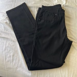 Black slim pants